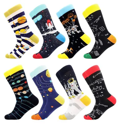 Produktbild von Lustige Baumwollsocken für Herren, 8 Paar