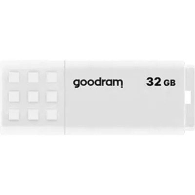 Produktbild von Goodram UME2, 32 GB, USB Typ-A, 2.0, 20 MB/s, Kappe, Weiß