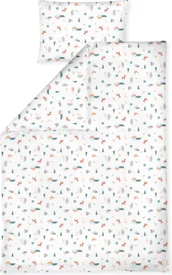 Produktbild von Julius Zöllner Bettwäsche Jersey Little Fox 80/80+35/40