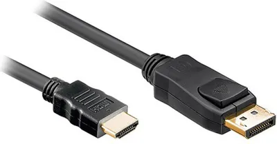 Produktbild von P45C Bolwins DisplayPort auf HDMI Adapterkabel 5 m – DP Stecker auf HDMI Stecker, Video Kabel für Laptop PC Monitor