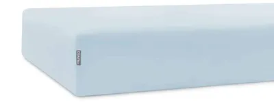 Produktbild von MUMLA Hellblau Spannbettlaken Baumwolle 80x200 cm, KI-generiertes Bild