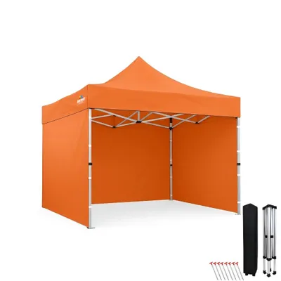 Produktbild von Marktzelt 3x3 – Faltpavillon Stahlkonstruktion + 3 Seitenwände