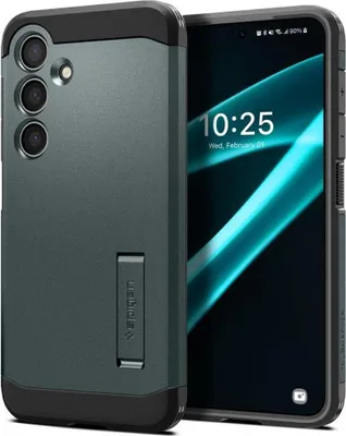 Obrázek produktu pro Spigen Tough Armor, Obal, Samsung, Galaxy S24 Plus, 17 cm (6.7"), Černá, Zelená