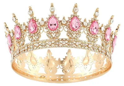Produktbild von Geburtstagskrone mit Kristalltiara für festliche Dekoration