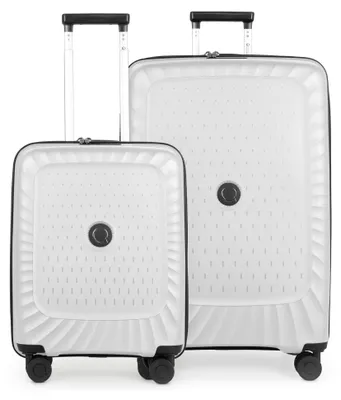 Image de Kotti - Set de valises 2 pièces, trolley à bagages à main + grande valise XL extensible, coque dure robuste, trolleys légers, set de bagages avion Check-In & Hand Luggage,Blanc