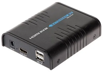 Productafbeelding van DEXLAN HDMI USB KVM-extender via IP - 1 Gbps - TCP/IP