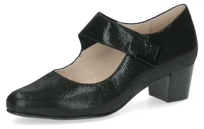 Zdjęcie produktu dla Caprice Pumps - Black Reptile Leather : Normal : 40 Rozmiar: 40 Szerokość: Normalna
