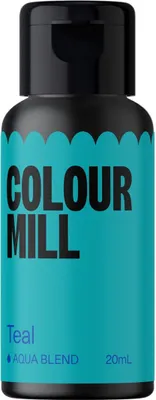 Produktbild von Colour Mill Aqua Blend Lebensmittelfarbe Teal 20 ml