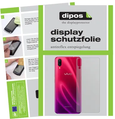 Produktbild von 6x Schutzfolie für Vivo X23 Rückseite matt Displayschutzfolie Display Schutz