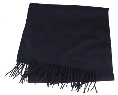 Weich/Cashmere100%/Fransenschal Uni-Farbe von Hut Breiter  in rot
