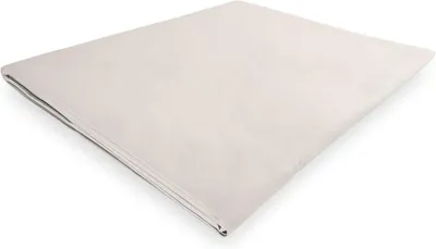 Productafbeelding van Bedlaken van polykatoen, 180 x 290 cm, perkal, linnen, door Soleil d'ocre