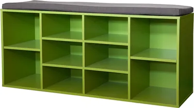 Produktbild von Schuhbank Katja6 mit gepolsterter Sitzfläche, 104 cm breit, 150 kg Tragfähigkeit