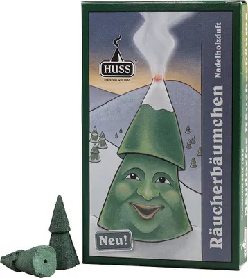 Produktbild von Huss Räucherbäume mit Loch von Huss Räucherkerzen