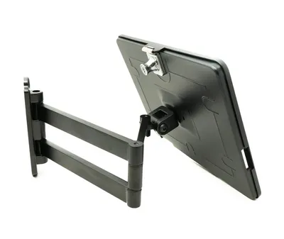Produktbild von SYSTEM-S Wand Halterung abschließbar 360° für Microsoft Surface Pro 11 10 9 13.0" in Schwarz