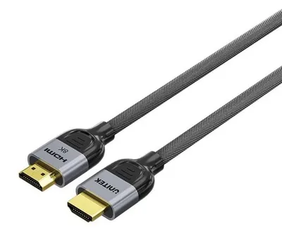 Produktbild von UNITEK C11093RGY01-3M, 3 m, HDMI Typ A (Standard), HDMI Typ A (Standard), 48 Gbit/s, Audio Return Channel (ARC), Schwarz