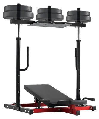 Produktbild von VEVOR Vertikale Beinpresse, Spezielle Unterkörper-Hometrainer-Maschine, Beinpresse-Trainingsgerät aus Kohlenstoffstahl, Verstellbares Beintraining für hochintensive Drückübungen, 250 kg Kapazität, Aufwärtsübung, Nicht faltbar