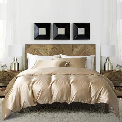 Produktbild von Famanu Bettwäsche Set 200 x 200 cm 3-teilig Hotelqualität - Satin
