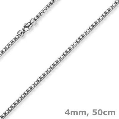4mm-Phantasiekette-aus-585-Weißgold-50cm