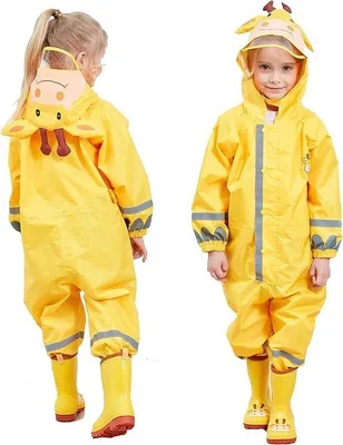 Produktbild von Famanu Regenjacke Kinder Leichtgewicht wasserdicht - Gelb