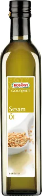 Obrázek produktu pro Sezamový olej Kotanyi s lehce oříškovou příchutí obzvláště jemný 500ml