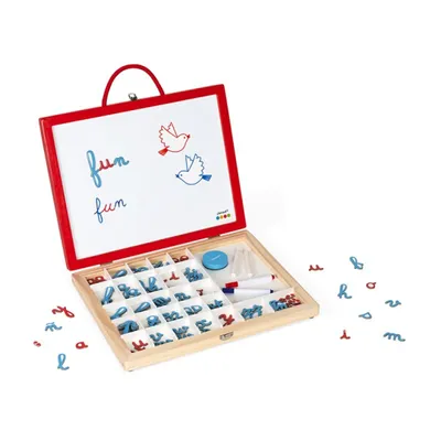 Produktbild von Janod 4-in-1 Buchstaben lernen Lernspielzeug - Holz Lernset