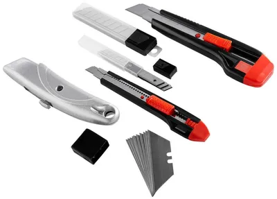 Produktbild von MyProject Heimwerker-Messer-Set, 33-teilig, mit Ersatzklingen