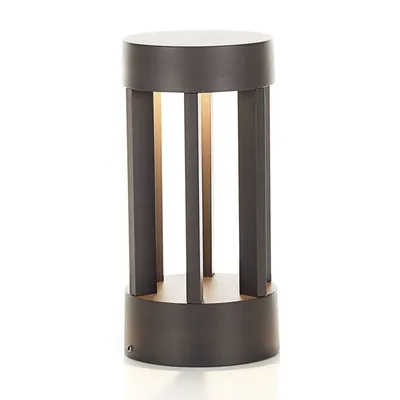 Produktbild von Lindby LED-Sockelleuchte Jordis, 22 cm, anthrazit, Aluminium
