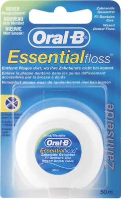 Produktbild von Oral B Zahnseide Essentialfloss 50 m Minzgeschmack