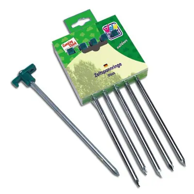 Obrázek produktu pro Stanové kolíky kulaté 25 cm/8 mm pozinkované, s plastovými napínacími háčky