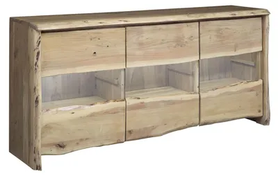 Immagine prodotto di MASSIVMOEBEL24 | credenza in legno di Acacia 191x45x96 Acacia naturale laccato PURE ACACIA #708