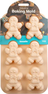 Produktbild von Silikonbackform - Lebkuchen - 17,9 x 29,5 x 2,7 cm 1 Stück [57536P].