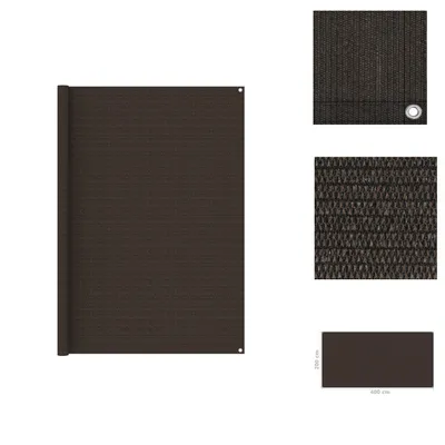 Obrázok produktu pre vidaXL Stanový koberec 200x400 cm Brown - Stanové príslušenstvo