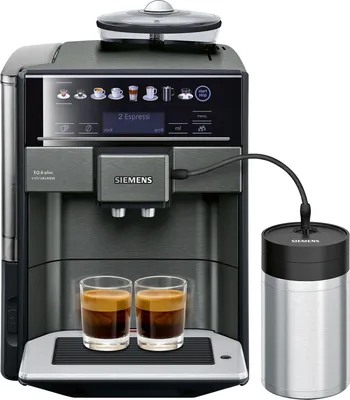 Produktbild von Siemens TE657F09DE EQ.6 Extraklasse Kaffeevollautomat dark inox