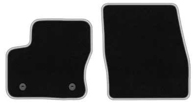 Immagine prodotto di Tappetini in moquette per Ford Transit Connect 2013-2017 (commerciale) – set 4 pezzi, nero/argento, su misura – Wielganizator CARLUX