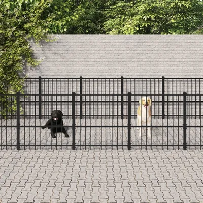 Produktbild von Outdoor-Hundezwinger Stahl 14,11 m² , Sonstiges Hundezubehör Design 2024