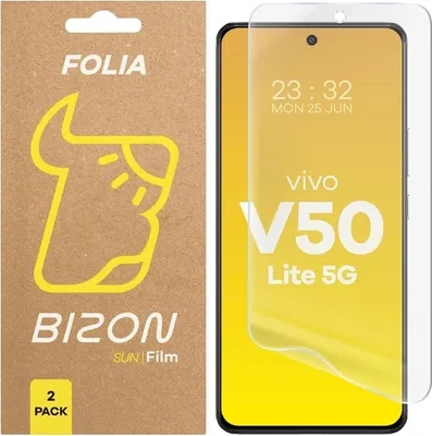Produktbild von Bizon Glasfolie Sun Vivo V50 Lite 5G [2 PACK]