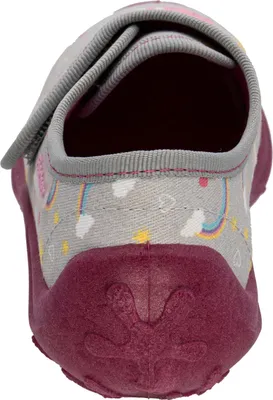 Produktbild von Fischer Kinder Hausschuh für Mädchen mit fantasievollem Pferd Motiv Boogy 652333, Größe:32 EU, Farbe:Grau