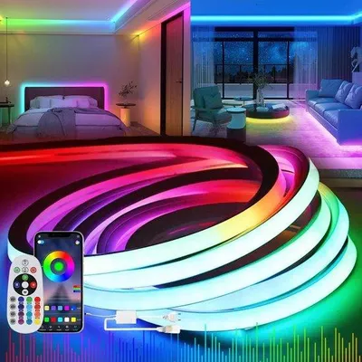 Immagine prodotto di Strisce LED da 2 m con colori RGB, impermeabili, per interni ed esterni