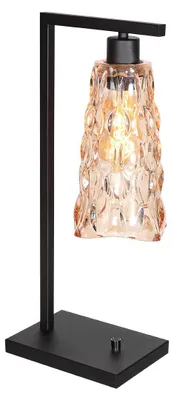 Produktbild von Steinhauer - tischlampe - Vidrio - bernstein - glas - buntglaslampe - E27 - 3837ZW