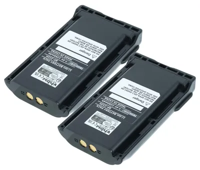 Produktbild von vhbw 2x Akku kompatibel mit Icom IC-F3261DS, IC-F3261DT, IC-F3230DT, IC-F3261D, IC-F3230DS Funkgerät, Walkie Talkie (2250 mAh, 7,2 V, Li-Ion)