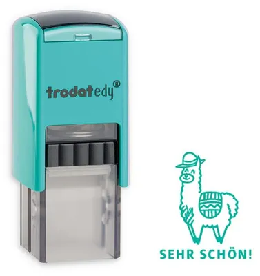 Produktbild von trodat Motivstempel Printy Minzgrün "Lama" 4922