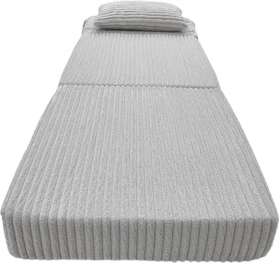 Produktbild von Odolplusz Komfort Gästematratze | Klappmatratze mit Kissen | Faltbare Matratze mit Universalhärtegrad | 70 x 200 x 15 cm , Grau