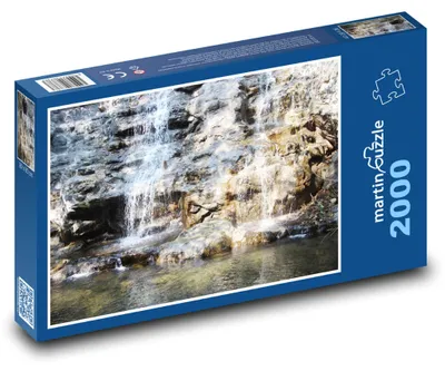 Obrázek produktu pro Puzzle 2000 Vodopády a skály na řece - martinpuzzle