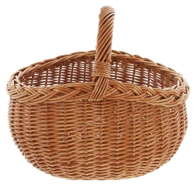 Produktbild von Einkaufskorb Zopfrand Tragekorb Bügelkorb Einkaufstasche Picknick Korb Tasche