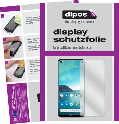 Zdjęcie produktu dla 2x osłona ekranu dla Nokia 45385 przezroczysta folia ochronna wyświetlacza dipos