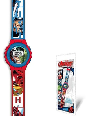 Immagine prodotto di Orologio da polso Avengers per bambini con Iron Man, Captain America & Co.