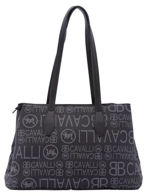 Imagen del producto de Bolso de Hombro Mujer B Cavalli Ecopiel con Cremallera Black B UNICA 23x35x14 cm