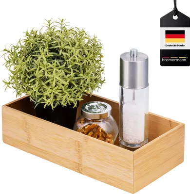 Produktbild von bremermann Aufbewahrungsbox, aus Bambus, ca. 30 x 7,5 x 15 cm