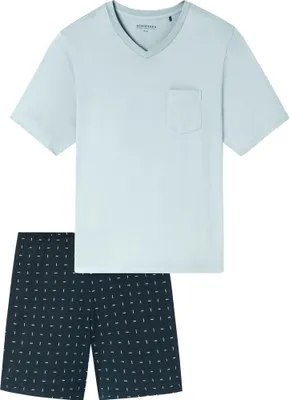 Produktbild von Schiesser Herren-Shorty hellblau 54