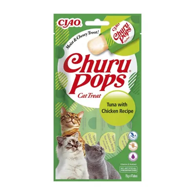 Obrázek produktu pro Churu Cat Pops Tuna with Chicken 4x15g
